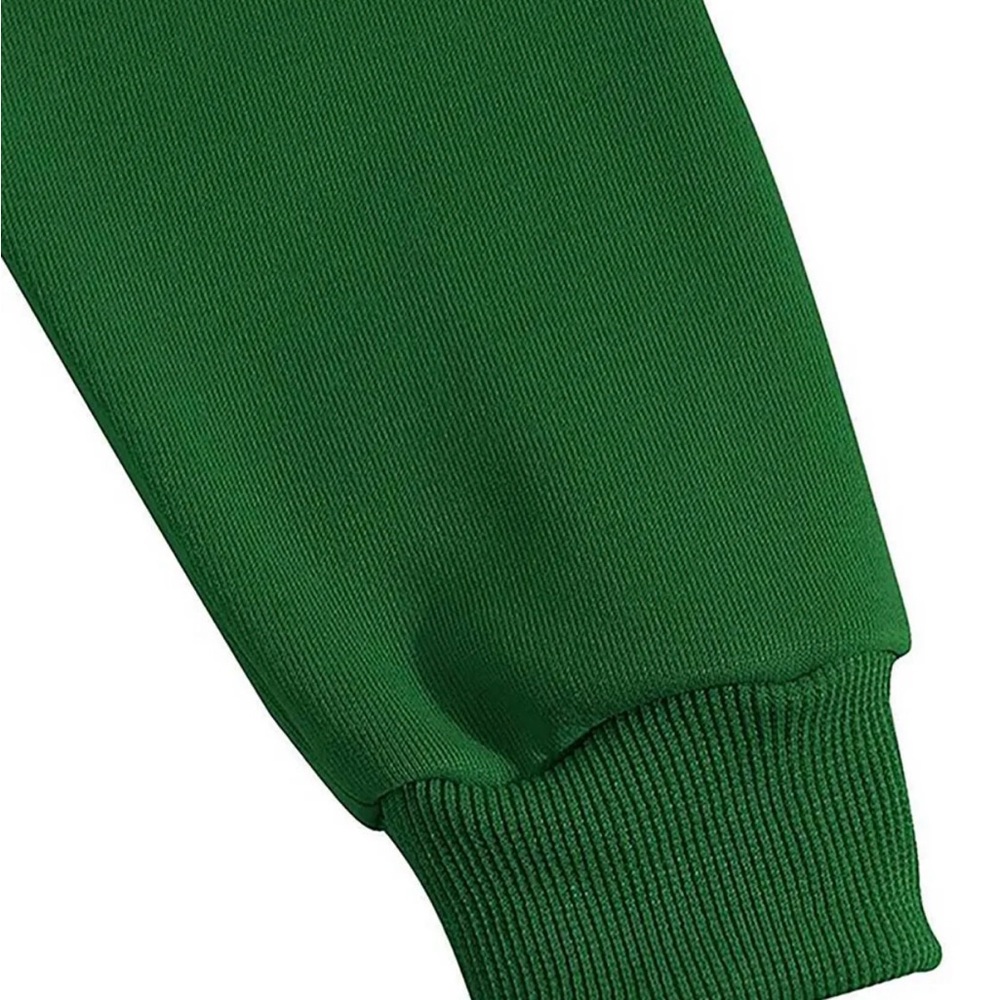 Christmas Sweater Hooded Super Cozy soft lined Holiday in Green - Picture 3 of 3